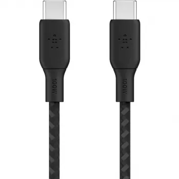 USB-kabel Belkin CAB014bt3MBK 3 m USB-C zwart USB 2.0