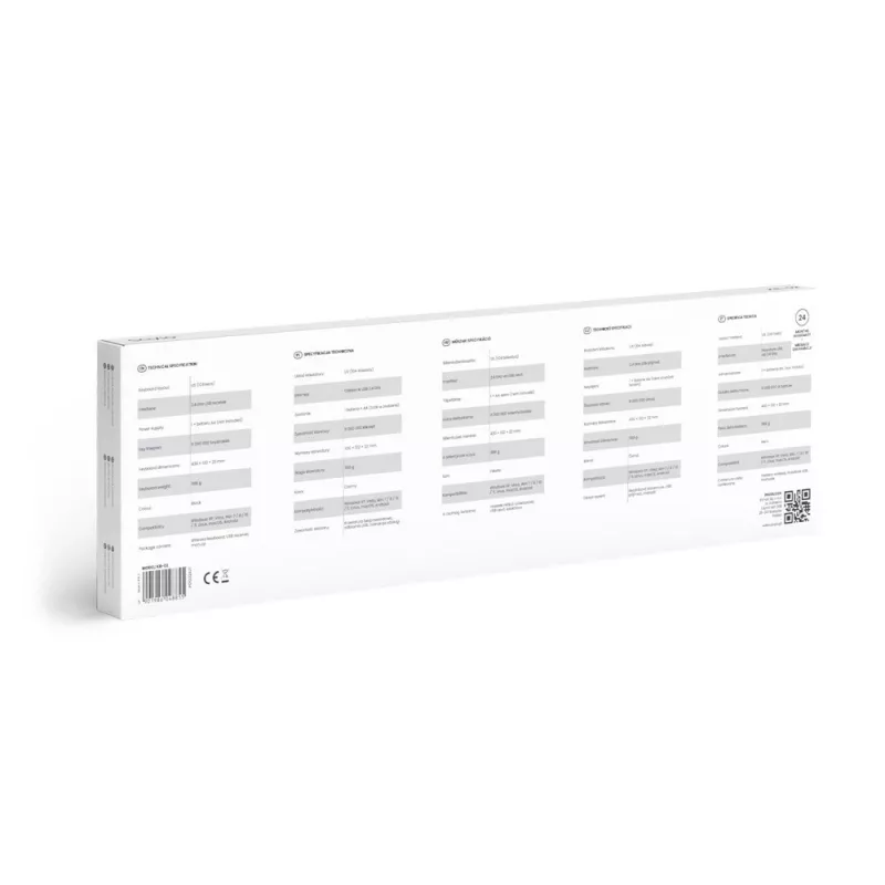 Savio KB-02 toetsenbord home/office USB QWERTY zwart