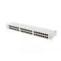 Patchpanel LANBERG PPS6-1048-S 48-poorts 1U 19 inch Cat6 FTP afgeschermd