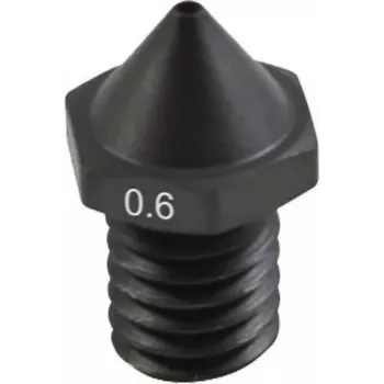 3D-printer-nozzle Flashforge Creator 4 0,6 mm gehard – slijtvaste extrusiepunt