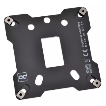 Backplate Alphacool 13071 roestvrijstaal zwart 90mm