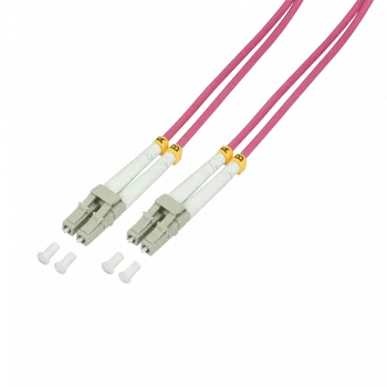 LogiLink FP4LC50 InfiniBand glasvezelkabel 50m 2x LC violet