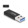 DeLOCK 60001 adapter USB A USB C zwart