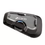 Motorintercom Cardo FRC4X003 — 4 kanalen, bereik 1200 m, spreektijd 13 u, zwart