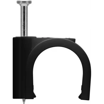 Goobay Kabelclip 16 mm, zwart (64686)