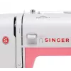 Singer Simple 3210 automatische naaimachine, elektromechanisch, 10 steken, 4-staps knoopsgat, vrije arm, 85 W, wit/roze