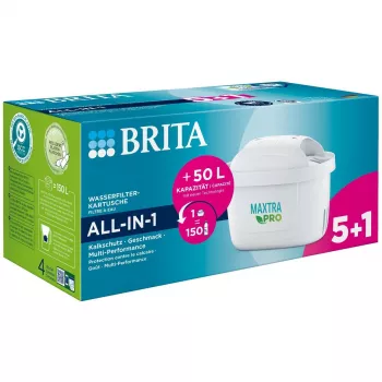 BRITA tafelwaterfilter Maxtra Pro filtercartridge 5+1 pack