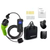 Qoltec Mobiele EV-autolader Verstelbaar 2in1 Type2 | 3.5kW | 230V | Wi-Fi | LCD | Draagbaar | Wallbox | 5m