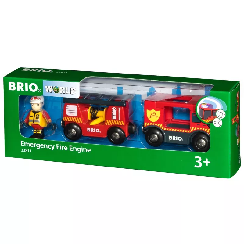 Trein BRIO hulpvoertuig brandweer
