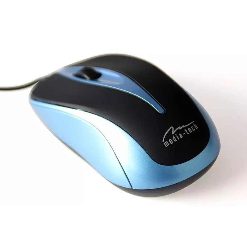 Optische muis 800dpi zwart-blauw MT1091