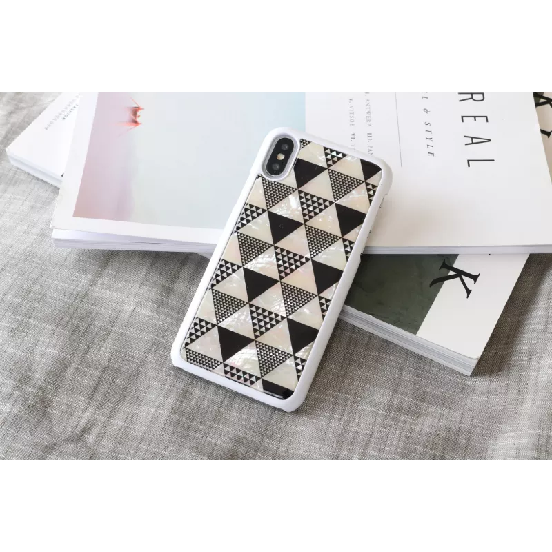 iKins Pyramid hoesje voor iPhone XS/X, wit, K1623H