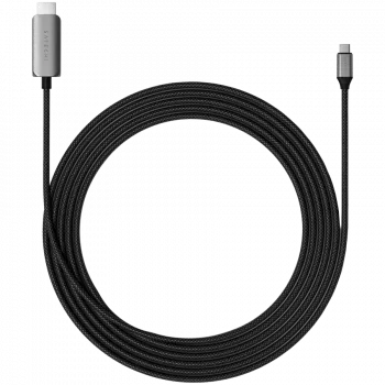 Satechi USB-C-naar-HDMI-2.1-8K-kabel, lengte: 1,96 m met HDMI-2.1- en USB-C-aansluiting