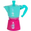Moka-pot Bialetti 0005393 aluminium blauw roze