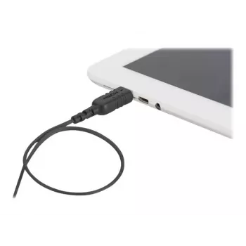 DIGITUS HDMI High Speed Connection Cable - HDMI-kabel - HDMI mannelijk naar 19 pin mini HDMI Type-C mannelijk - 2,0 m - dubbele isolatie - zwart - gevormd