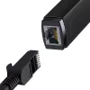 Netwerkadapter Baseus Lite Series USB-C naar RJ45 (zwart)