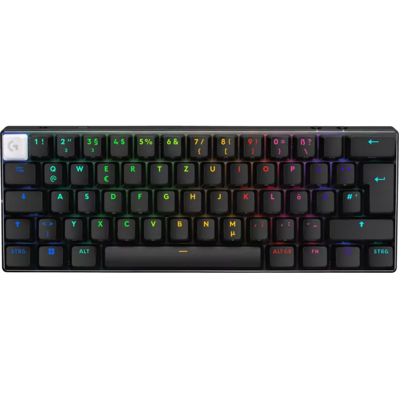 Logitech G PRO X 60 toetsenbord gaming USB RF draadloos Bluetooth QWERTZ Duits zwart