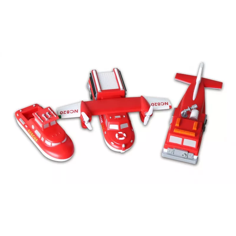 Voertuigset Popular Playthings Mix or Match Vehicles Fire and Rescue