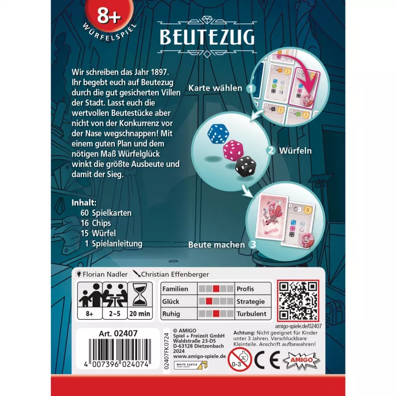 Beutezug, dobbelspel