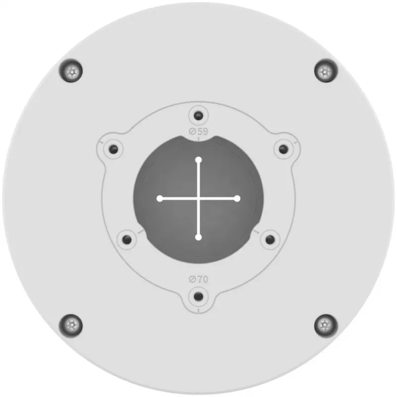 Aansluitdoos – aluminium – wit voor QNO-C8083R – QNO-C9083R