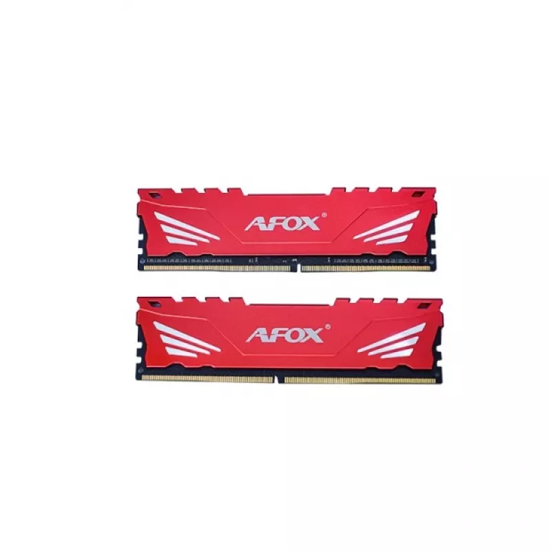 AFOX GAMING AFLD432PH1CAD DDR4 RAM-kit 32 GB (2x16 GB) 3200 MHz CL16, XMP2, DIMM 288-pins, rood