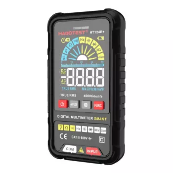 Digitale multimeter Habotest HT124B+ — AC/DC-spannings- en weerstandsmeting