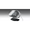 Klokradio Muse M-170CMR — digitale klokradio, 1,2 inch led-display, FM, AC 230V, AAA-back-up, spiegel/wit