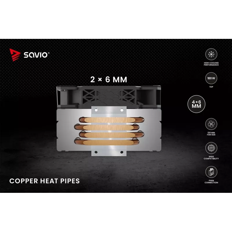 SAVIO VORTEX X2 CPU-koeler