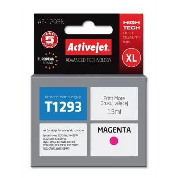 Activejet AE-1293N inkt (vervanger voor Epson T1293; Supreme; 15 ml; magenta)
