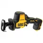Sabelzaag DeWALT DCS369N-XJ, borstelloze motor, snoerloos, zaagdiepte hout 9 cm, staal 4 cm, 2800 spm, 1,43 kg