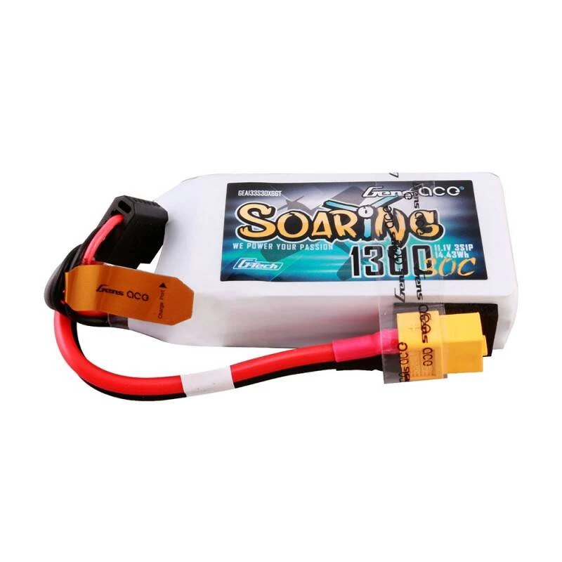 Gens ace G-Tech Soaring 1300mAh 11.1V 30C 3S1P LiPo-accu