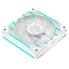 GAMEMAX TORNADO T12 ARGB-RW 120mm witte reverse-blade behuizingsventilator