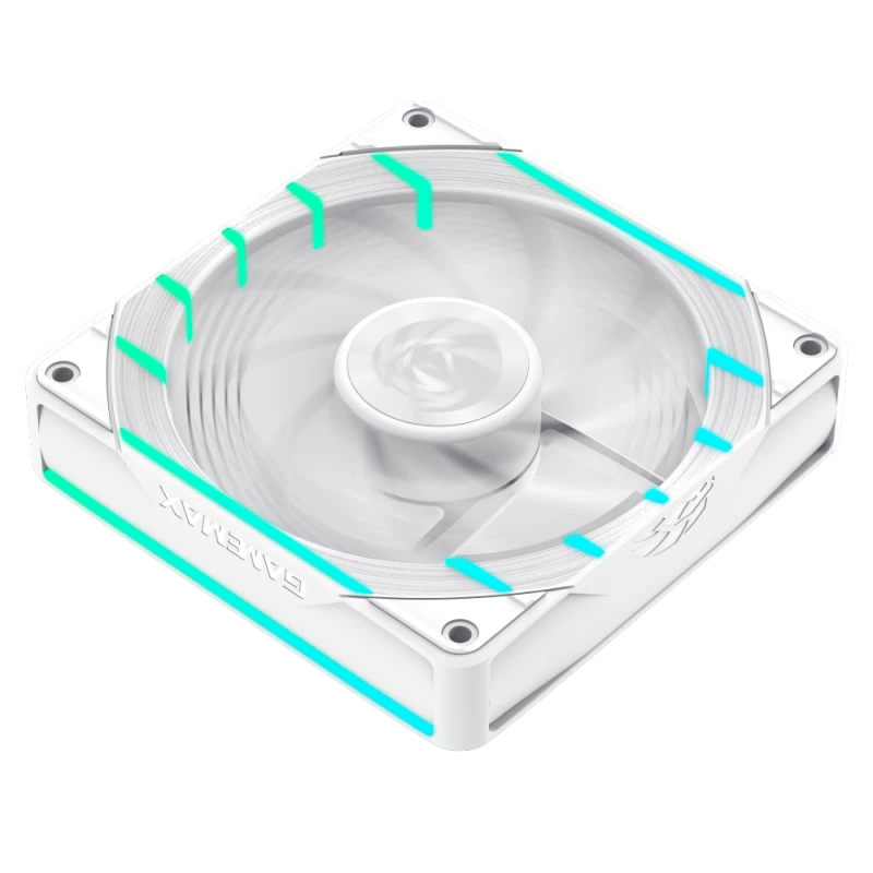 GAMEMAX TORNADO T12 ARGB-RW 120mm witte reverse-blade behuizingsventilator