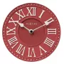 NeXtime klok 5187ro London tafel, Ø16 cm, wand, rood/wit