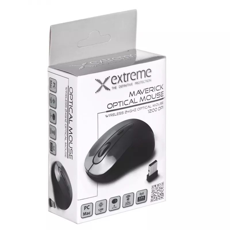 Extreme XM104K muis USB Type-A optisch 1000 DPI rechtshandig