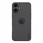 Beschermhoes Nillkin voor iPhone 16 Plus Super Frosted Pro — zwart, slanke hardcase