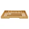 Besteklade-organizer GreenBlue GB379 bamboe-inzet met vakken, natuurlijke afwerking