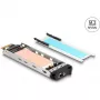 Wisselframe inbouw 1 x M.2 NVMe SSD voor wisselframe 47028 / 47042 / 47070 / 47072 / 47111 / 47117 / 47126 / 47129