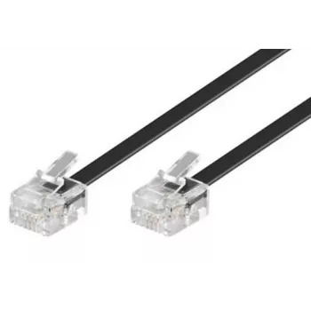 Telefoonkabel Microconnect MPK186 RJ11 RJ11 6 m zwart