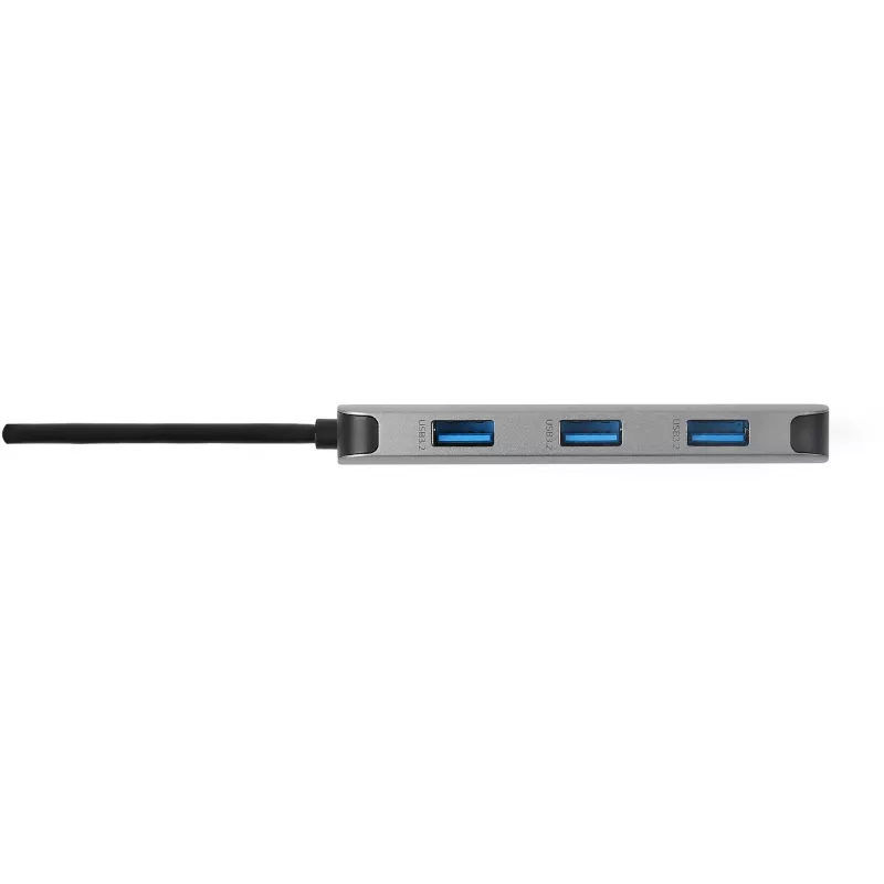 Acer HP.DSCAB.018 7-in-1 USB-C-dongle, 3x USB-A 5 Gb/s, HDMI 4K 60 Hz, SD/microSD, 100 W PD, zilver