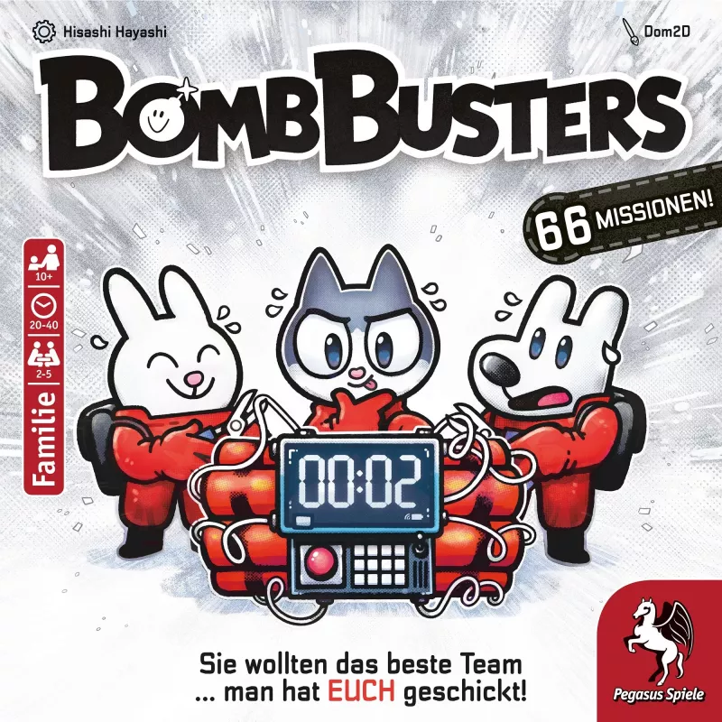 Pegasus Spiele Pegasus Bomb Busters (Spiel des Jahres 2025) – familiespel