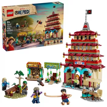 LEGO-set One Piece Arlong Park 75638 – 926 onderdelen, 5 minifiguren, aanbevolen vanaf 9 jaar, gedetailleerde scène