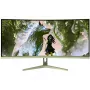 Gebogen computermonitor Arozzi Nova 34 inch (86,4 cm) 3440×1440 AZ-NO-34T2K165-FST groen