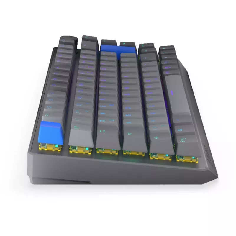 Compact 75% draadloos mechanisch toetsenbord ENDORFY Thock V2 met gele switches, DE-layout