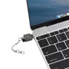 USB-C naar microSD-kaartlezer als sleutelhanger