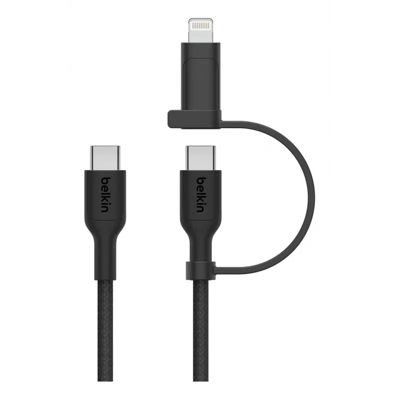 USB-kabel Belkin BoostCharge Pro 1,5 m USB-C USB-C/Lightning zwart