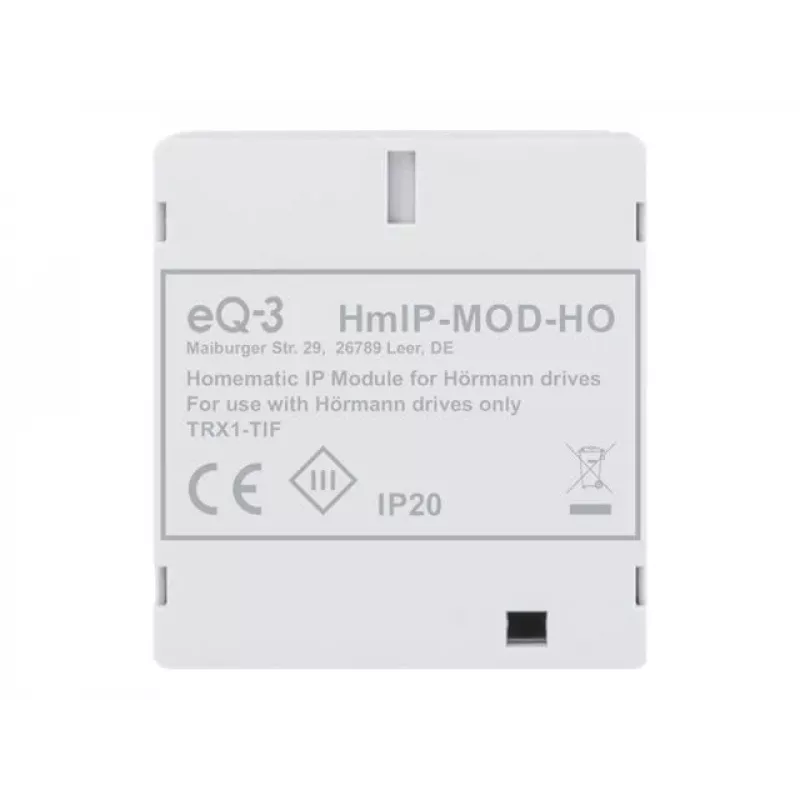 eQ-3 Homematic IP HmIP-MOD-HO 153986A0 garagedeuropener-module voor Hörmann-aandrijvingen, draadloos