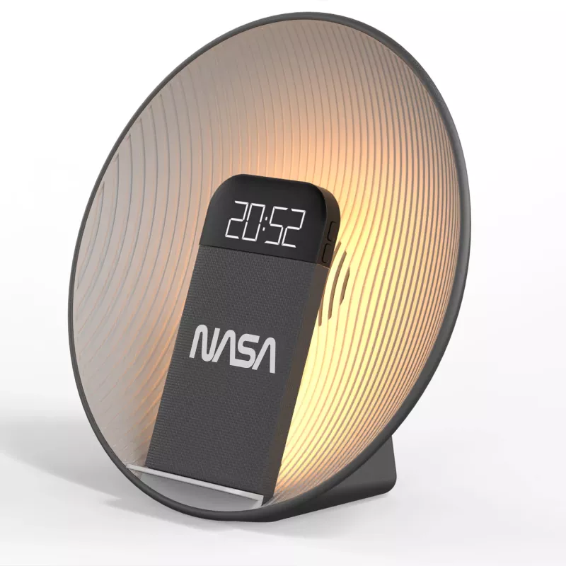 NASA SPC600 bluetooth-luidspreker/wekker/draadloze oplader