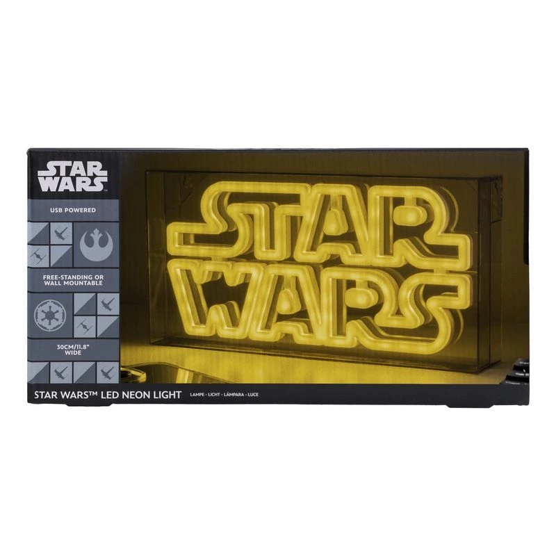 LED-neonlamp Paladone Star Wars design PP13123SW — decoratief LED-bord voor muur of plank