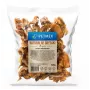 Hond Kauwartikel PETMEX Varkensreepjes 500 g — natuurlijke varkens kauwartikelen voor volwassen honden, tandverzorging, geschikt voor alle rassen