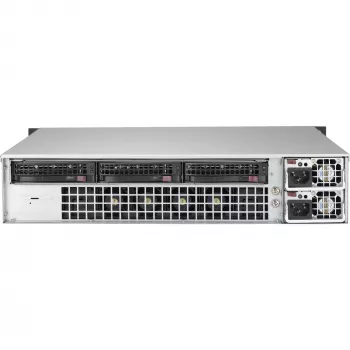 Super Micro Supermicro SC823M TQC-R802LPB - rack - rack-montabel - 2U - verbeterde, uitgebreide ATX - SATA/SAS - hot-swap 800 watt - zwart (CSE-823MTQC-R802LPB)